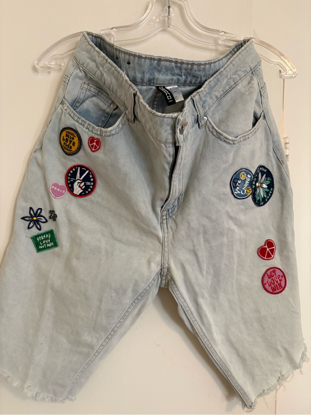 H&M Light Blue Denim Shorts
